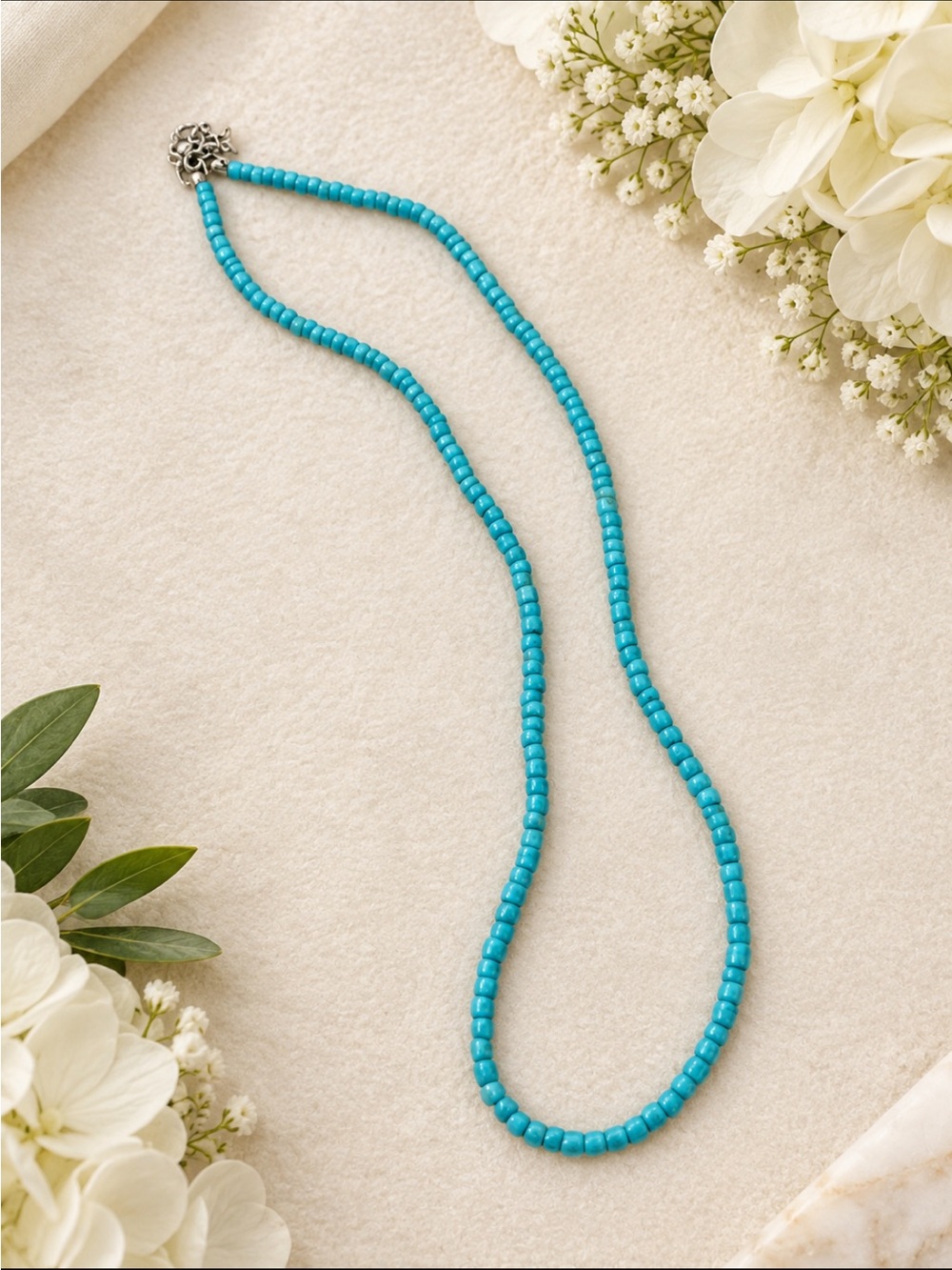 Turquoise Beaded Women's Necklace - Unbranded